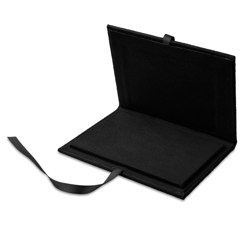 Envelope para Placa de Homenagem Veludo - Preto